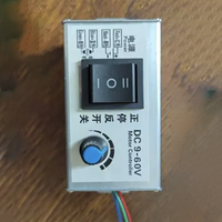 Nouveau contrôleur de moteur CC à balais 20A 120W CCMG2 avec potentiomètre à commande linéaire pour ventilateur, CC 9V-60V, pour appareils électroménagers, bateaux, moteurs 775 997, panneau fixe