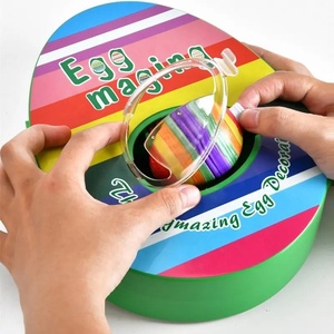 Set Decorativo Samtoy per Dipingere <span class=keywords><strong>Uova</strong></span> di Pasqua con Macchina Rotante, 8 Pennarelli Colorati, <span class=keywords><strong>Uova</strong></span> di Plastica per Bambini - Product Image 6