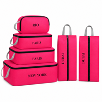 Ensemble de sacs organisateurs de bagages, accessoires de voyage, cubes de rangement extensibles