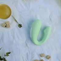 Hot Sale New Design Vibrator Doppelkopf heizung AV-Stick für Lesben Masturbation Klitoris Vaginal Orgasmus