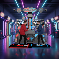 Nouvelle machine de jeu d'arcade JiaYi JY-SZDJ02S pour centre commercial, tir à deux joueurs en intérieur, dispositif de réalité virtuelle 9D en métal