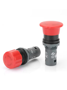 ปุ่มหยุดฉุกเฉินคุณภาพสูง ปุ่มสวิตช์สีแดง CE3T/CE4T ประสิทธิภาพการทำงานที่มั่นคง - Product Image 2