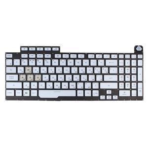Teclado Ruso G731 para Portátil <span class=keywords><strong>Asus</strong></span> ROG Strix G17 G731 <span class=keywords><strong>G731GU</strong></span> G731GW 0KN1-912BG11 0KNR0-661LBG00, Plateado - Product Image 2