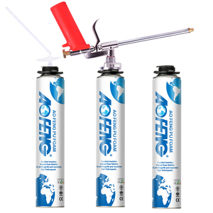 Oem bán buôn <span class=keywords><strong>PU</strong></span> bọt phun giá cả phải chăng Polyurethane bọt đóng cửa di động cách nhiệt không thấm nước <span class=keywords><strong>PU</strong></span> bọt <span class=keywords><strong>Sealant</strong></span> trên tường - Product Image 1