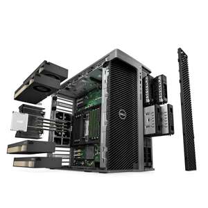 Station de travail Dell Precision T7960 personnalisée, processeur Intel Xeon W5-3425 12 cœurs 24 threads, station de travail tour 1400W pour les entreprises - Product Image 5