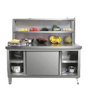 Custom Goedkope Groothandel Prijs 304 Roestvrij Staal Keukenkasten Rvs Tafel Met Lade Voor Commerciële Keuken - Product Image 6
