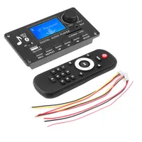 Carte de décodage MP3 Bluetooth V5.0 LCD 12V, décodage WAV WMA, module audio lecteur MP3, prise en charge de la radio FM, AUX, USB avec affichage des paroles