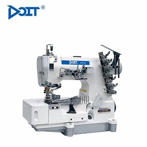 DT 500-02 BB/DD Direct Drive 3 Needle 5 Thread Flat Bed Interlock Sewing <b>Machine</b> with Tape <b>Binder</b> - Product Image 1