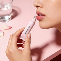 Brillant à Lèvres Haute Qualité Marque Privée, Baume Liquide Mat Résistant à l'Eau avec Design Tendance, Logo Personnalisable, Teinte Crème OEM