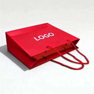 Sac d'épicerie personnalisé à expédition rapide, recyclable, directement de l'usine, sac en papier écologique avec poignées torsadées - Product Image 2