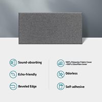 Panel Acústico de Tela Ecológico Ignífugo de Diseño Moderno, Altamente Efectivo en la Absorción de Sonido para Sala de Estar y Apartamento