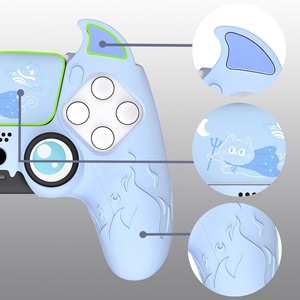 เคสซิลิโคนสำหรับคอนโทรลเลอร์ PS5 - ฝาครอบกันฝุ่นหลากสี - Product Image 5
