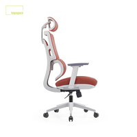 Chaise de bureau ergonomique personnalisée à prix d'usine, dossier haut en maille, pivotante et réglable, avec support lombaire