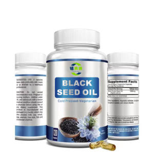 מפעל שמן זרע שחור קפסולות מכיל אומגה 6 & <span class=keywords><strong>3</strong></span> תומך נוגד חמצון & מערכת העיכול גמיה - Product Image 2