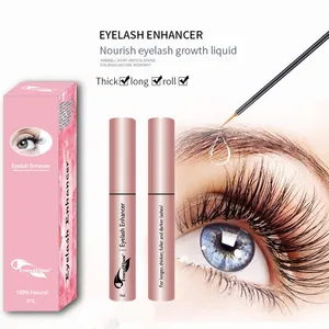 MSDS Zertifizierung OEM Organische Wimpern Wachstum Serum Augenbraue Enhancer Lash Mascara mit angepasst logo