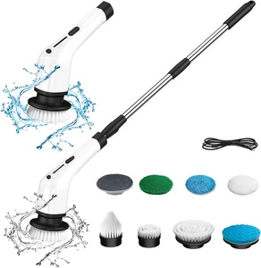 3/6/8/9 in 1 Cordless Home <strong>Cleaning</strong> Magic <strong>Brush</strong> <strong>Electric</strong> Spin Power <strong>Brush</strong> Floor Scrubber for Toilet Window Bathroom Clean - Product Image 1