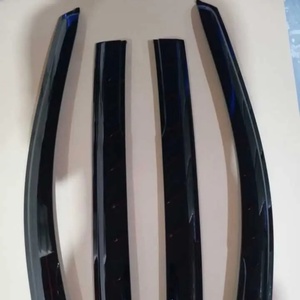 KQD Vente en gros Déflecteur de vent pour vitres de voiture, garniture décorative en PC, pare-soleil pour Honda Fit 2013-ON - Product Image 5