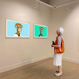 32 ''wifi HD 2K Khung ảnh kỹ thuật số đám mây thông minh ảnh <span class=keywords><strong>video</strong></span> nft Màn hình hiển thị <span class=keywords><strong>video</strong></span> bài hát Marco nghệ thuật hiển thị 100% gỗ rắn - Product Image 3