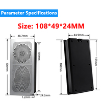 OEM 11050 108x49x24MM 4Ohm/8Ohm 3W Kare Gövdeli Su Geçirmez Manyetik Hoparlör Özel Banyo Akıllı Aynası Dahili Ses Ünitesi