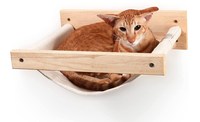 Hamac mural pour chat, grande étagère pour chats - Lits et perchoirs modernes - Meubles de qualité supérieure pour chat pour dormir, jouer et grimper