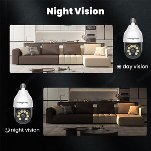 Kamera CCTV 3MP Smartlife, tanpa kabel 5G WiFi bohlam pengawasan pintar PTZ IP 360 Tuya Wifi bohlam kamera keamanan - Product Image 6