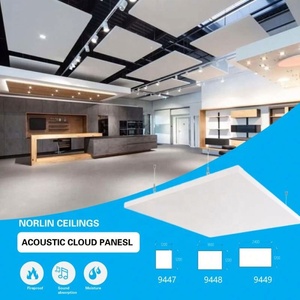 Pannello Acustico Sospeso in Lana di Vetro Rivestita <span class=keywords><strong>per</strong></span> Soffitto, Ampia Disponibilità di Fabbrica, <span class=keywords><strong>per</strong></span> Decorazione di Sale Audiovisive e Studi - Product Image 3