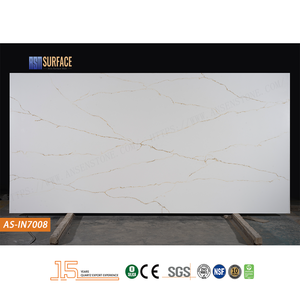 Pierre de quartz artificielle <span class=keywords><strong>Venus</strong></span> Gold 20 mm 30 mm pour plan de travail de cuisine 3200*1600 mm - Product Image 1