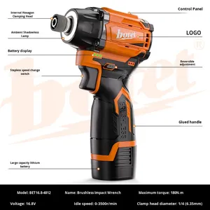 Máy vặn vít dùng pin không chổi than, mô-men xoắn cao, dùng cho gia đình, 16.8V - Product Image 5