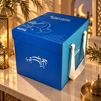 Boîte cadeau de luxe personnalisée pour le Ramadan avec tiroirs, emballage rigide en papier magnétique pour dattes, parfums, cadeaux d'entreprise pour l'Aïd, vente en gros OEM