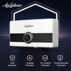 Calentador de agua sin tanque versátil con capacidad de montaje multiángulo y protección contra sobrecalentamiento para un uso familiar seguro - Product Image 1