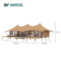 Fournisseurs fabriquant des tentes de luxe de haute qualité, super résistantes au vent, pour hôtels et lodges en plein air
