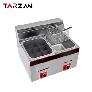 Friteuse à gaz professionnelle Tarzan Factory Direct pour <span class=keywords><strong>restaurant</strong></span>, friteuse à gaz commerciale, Freidora De Pollo a Gas pour cuisine commerciale - Product Image 6