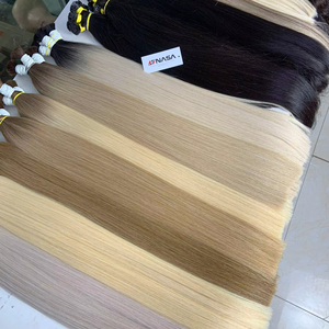Extensions de cheveux vierges vietnamiennes en vrac, prix d'usine, 100% cheveux humains, cuticule complète, toutes les couleurs, livraison mondiale - Product Image 1
