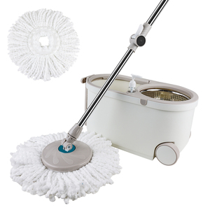 <span class=keywords><strong>Mop</strong></span> <span class=keywords><strong>Rotante</strong></span> con Secchio e Design a Ruota Libera, Set <span class=keywords><strong>Mop</strong></span> e Secchio in Microfibra con Sistema di Strizzatura a Pressione Manuale per Pulizia Pavimenti Senza Sforzo - Product Image 1