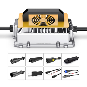 กันน้ำ 60V 15A 10A เครื่องชาร์จอัจฉริยะ XT60 ปลั๊ก 67.2V แบตเตอรี่ลิเธียมสำหรับสกู๊ตเตอร์ความเร็วสูงรถจักรยานยนต์ QA900C การชาร์จความเร็วสูง - Product Image 5