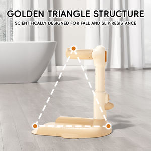 SUNNUO Nuevo Soporte de Baño Plegable Portátil de Goma, <span class=keywords><strong>Cinco</strong></span> Niveles Ajustables para Bebés - Product Image 5