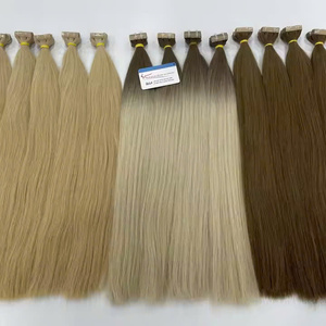 MEILLEURE QUALITÉ: ruban adhésif dans un paquet de cheveux Vente en gros de cheveux vietnamiens bruts non transformés super doublement étirés prêts à être livrés en stock - Product Image 4