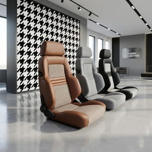 <span class=keywords><strong>Sedili</strong></span> da Corsa Classici JBR1081B QL Houndstooth per Auto in PVC e Pelle Scamosciata, <span class=keywords><strong>Sedili</strong></span> Modificati per Auto da Corsa - Product Image 2