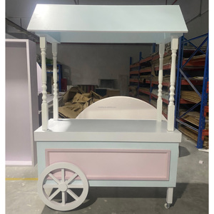 Düğün lüks çocuk parti malzemeleri tekerlekler üzerinde katlanabilir Pvc şeker sepeti olay şeker sepeti ekran dekorasyon - Product Image 3