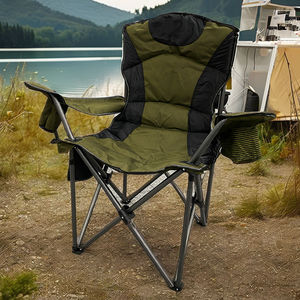 <span class=keywords><strong>Chaise</strong></span> pliante extérieure en métal Portable pour voyage grand bras plage voiture <span class=keywords><strong>Camping</strong></span> pêche Design moderne loisirs directeur siège - Product Image 6