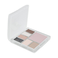 OEM-Fabrik Hochwertige 7-Farben Wasserfeste Lidschatten-Palette mit Integriertem Rouge Make-up Lidschatten-Palette
