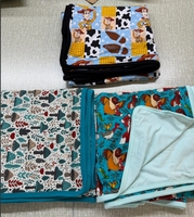 Couverture pour enfants en bambou Zhengshi, divers motifs de dessins animés, confortable, vente en gros, couette en bambou, couverture pour bébé, super douce