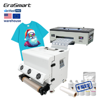 Mesin Pengering dan Penggoyang Bubuk DTF Digital Pet Film Printer Hot Melt, Mesin Penggoyang Bubuk A3 30Cm untuk Printer DTF