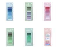 Blocs de notes colorés personnalisés en gros Notes autocollantes amovibles avec règle