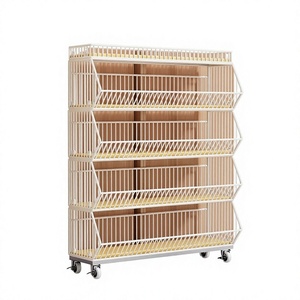 Espositore in <span class=keywords><strong>Ferro</strong></span> <span class=keywords><strong>Battuto</strong></span> a Più Livelli per Supermercati, Scaffale per Snack e Bevande, Espositore per Cosmetici e Articoli per Animali, Stand Espositivo per Negozi di Convenienza - Product Image 1
