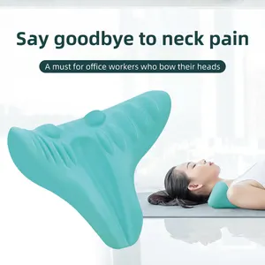 Nacken entspannung mit Massage punkt zur Muskel entspannung Chiropraktik Spannung Kopfschmerz linderung Nacken-Schulter bahre