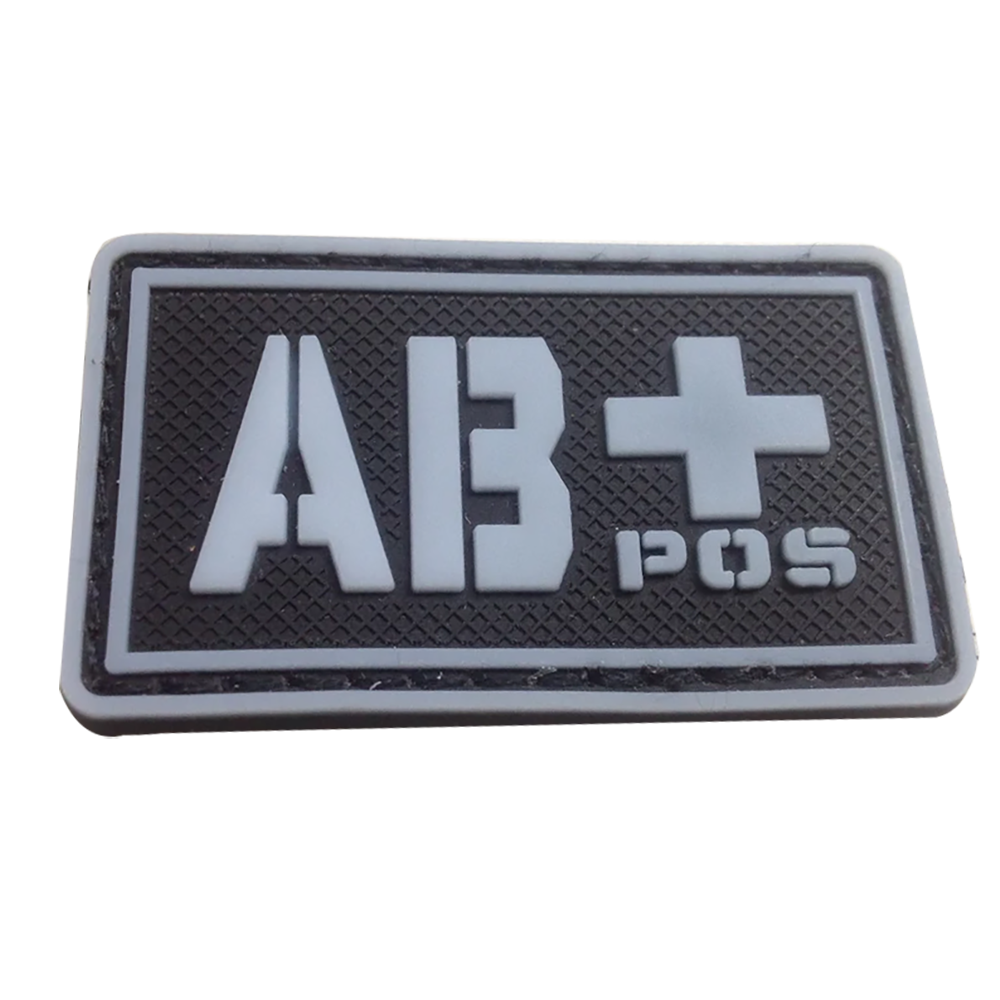 Кровяной тип a + b + ab + o + Положительный Тактический 3d ПВХ-патч