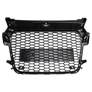 Griglia Anteriore a Nido d'Ape <span class=keywords><strong>Nera</strong></span> Lucida per <span class=keywords><strong>Audi</strong></span> <span class=keywords><strong>A1</strong></span> S1 2010-2014 - Product Image 4