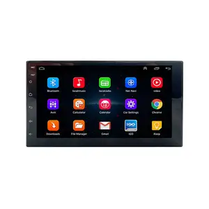 1din 7inch Car Radio CarPlay And Android Auto Car Stereo Surround Bluetooth FM Radio Support Rear Camera For Universal Car