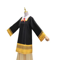 Costume de cosplay Ania Cos Eden College Secondary avec perruque - Vêtements de jeu d'espionnage - Matière polyester - Fabriqué en Chine